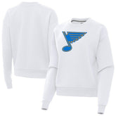 NHL White St. Louis Blues Antigua Women's Victory Pullover Sweatshirt