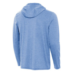 NHL Heather Blue St. Louis Blues Antigua Tidy Quarter-Zip Hoodie