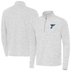 NHL Gray St. Louis Blues Antigua Cause Quarter-Zip Jacket