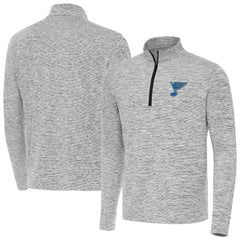 NHL Black St. Louis Blues Antigua Cause Quarter-Zip Jacket