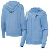 NHL Heather Blue St. Louis Blues Antigua Women's Seeker Full-Zip Hoodie