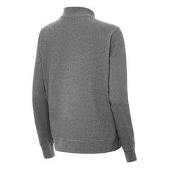 NHL Heather Black Boston Bruins Antigua Women's Crush Quarter-Zip Pullover