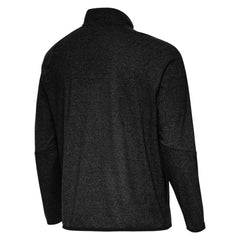 NHL Heather Black St. Louis Blues Antigua Certain Tri-Blend Quarter-Zip Top