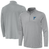 NHL Gray St. Louis Blues Antigua Reprocess Quarter-Zip Pullover