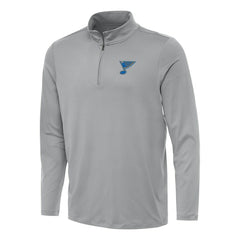 NHL Gray St. Louis Blues Antigua Reprocess Quarter-Zip Pullover