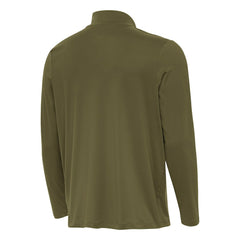 NHL Olive Boston Bruins Antigua Reprocess Quarter-Zip Pullover