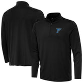 NHL Black St. Louis Blues Antigua Reprocess Quarter-Zip Pullover