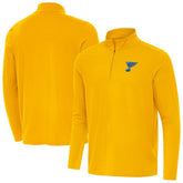 NHL Gold St. Louis Blues Antigua Intent Quarter-Zip Top