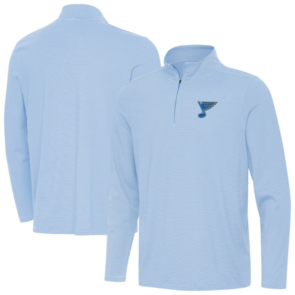 NHL Blue St. Louis Blues Antigua Twine Quarter-Zip Pullover