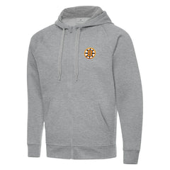 NHL Heather Gray Boston Bruins Antigua Victory Full-Zip Hoodie