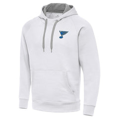 NHL White St. Louis Blues Antigua Victory Pullover Hoodie