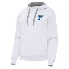 NHL White St. Louis Blues Antigua Women's Victory Pullover Hoodie