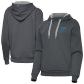 NHL Charcoal St. Louis Blues Antigua Women's Victory Pullover Hoodie