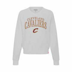 NBA Cleveland Cavaliers Sportiqe Women's Genuine Issue Collection Ashlyn Cropped Sweatshirt sale