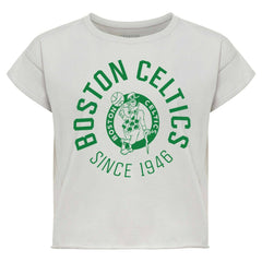 NBA Boston Celtics Sportiqe Women's Cropped Genuine Issue Collection Alana T-Shirt