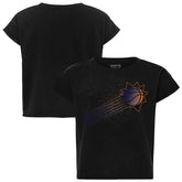 NBA Phoenix Suns Sportiqe Women's Cropped Genuine Issue Collection Alana T-Shirt
