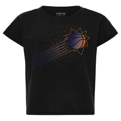 NBA Phoenix Suns Sportiqe Women's Cropped Genuine Issue Collection Alana T-Shirt