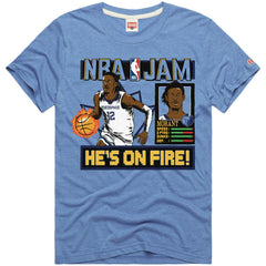 NBA Ja Morant Memphis Grizzlies Homage Unisex NBA Jam Tri-Blend T-Shirt