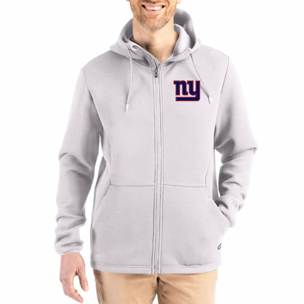 Cutter & Buck Roam Epic Comfort Recycled Full-Zip Hoodie Jacket - New York Giants