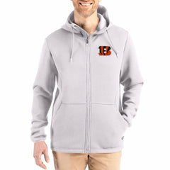 Cutter & Buck Roam Epic Comfort Recycled Full-Zip Hoodie Jacket - Cincinnati Bengals