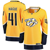 NHL Gold Nicolas Hague Nashville Predators Fanatics Women's Home Breakaway Jersey