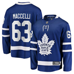 NHL Blue Matias Maccelli Toronto Maple Leafs Fanatics Home Breakaway Jersey