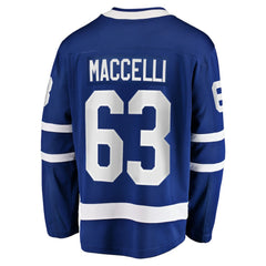 NHL Blue Matias Maccelli Toronto Maple Leafs Fanatics Home Breakaway Jersey