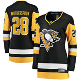 NHL Black Parker Wotherspoon Pittsburgh Penguins Fanatics Women's Home Breakaway Jersey