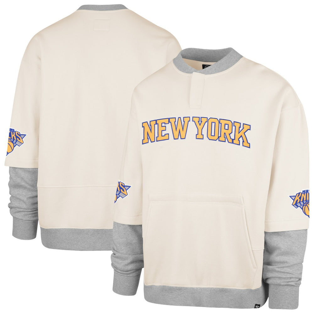 NBA New York Knicks '47 Crossover Collection Trifecta Double Layered Fleece Sweatshirt