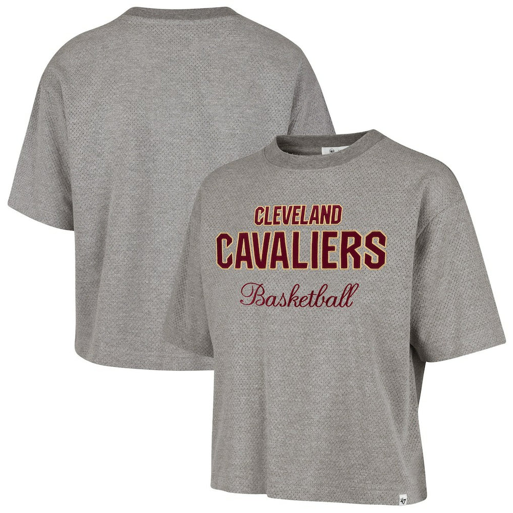 NBA Cleveland Cavaliers '47 Women's Pivot Drop Needle Cropped T-Shirt sale