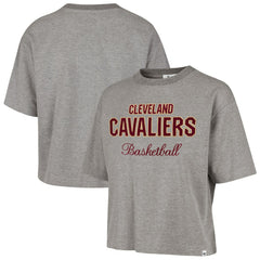 NBA Cleveland Cavaliers '47 Women's Pivot Drop Needle Cropped T-Shirt sale
