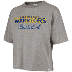 NBA Golden State Warriors '47 Women's Pivot Drop Needle Cropped T-Shirt sale