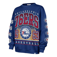 NBA Philadelphia 76ers '47 Women's Go Big Oversized Sweatshirt
