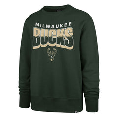 NBA Milwaukee Bucks '47 Unisex Brush By Headline Crewneck Sweatshirt