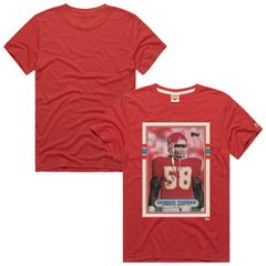 Derrick Thomas Homage Unisex NFL Topps Trading Card Tri-Blend T-Shirt - Kansas City Chiefs
