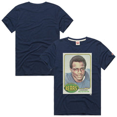 Walter Payton Homage Unisex NFL Topps Trading Card Tri-Blend T-Shirt - Chicago Bears