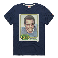 Walter Payton Homage Unisex NFL Topps Trading Card Tri-Blend T-Shirt - Chicago Bears