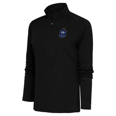 France National Team Antigua Women's Statement Half-Zip Pullover - Black