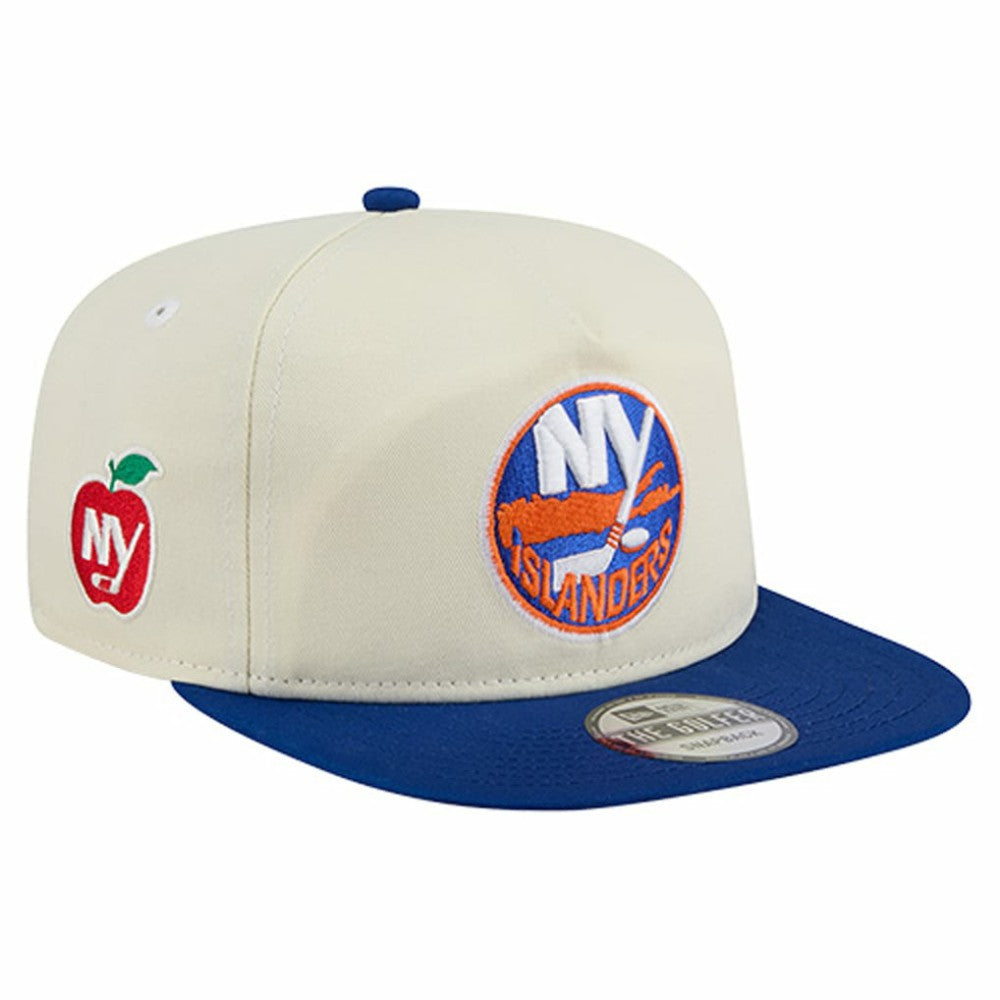 NHL Cream New York Islanders New Era Golfer Adjustable Hat