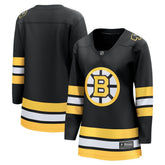 NHL Black Boston Bruins Fanatics Women's Anniversary Home Breakaway Jersey