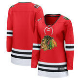 NHL Red Chicago Blackhawks Fanatics Women's Centennial Breakaway Jersey