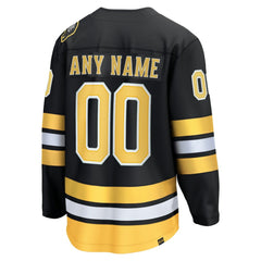 NHL Black Boston Bruins Fanatics Home Breakaway Custom Jersey