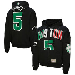 NBA Kevin Garnett Boston Celtics Unisex Hardwood Classics Maxxed Out Full-Zip Hoodie
