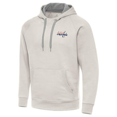 NHL Cream Washington Capitals Antigua Victory Pullover Hoodie