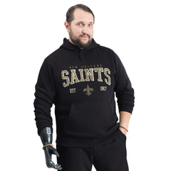 G-III Sports by Carl Banks Adaptive Team Spirit Graphic Fleece Pullover Hoodie - New Orleans Saints