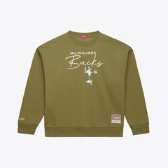 NBA Milwaukee Bucks Women's Lightweight Script Sweatshirt