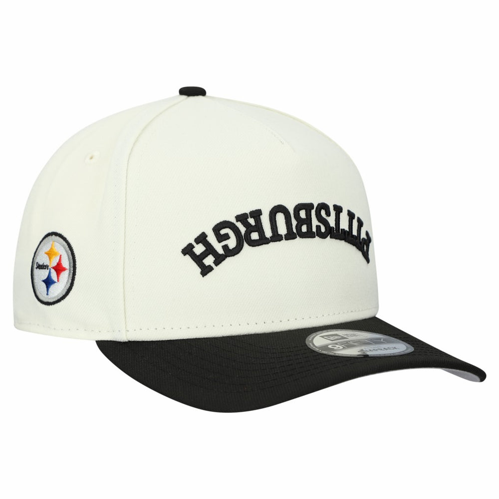 Upside Down 9FIFTY A-Frame Snapback Hat - Pittsburgh Steelers