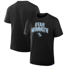 NHL Black Utah Mammoth Profile Male Adult Big & Tall Short Sleeve T-Shirt