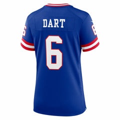 Jaxson Dart Women's Alternate 2 Classic Game Jersey - New York Giants