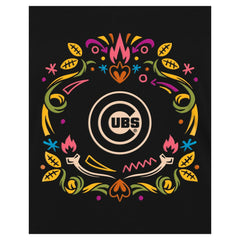 MLB Chicago Cubs New Era Women's Día de los Muertos V-Neck T-Shirt